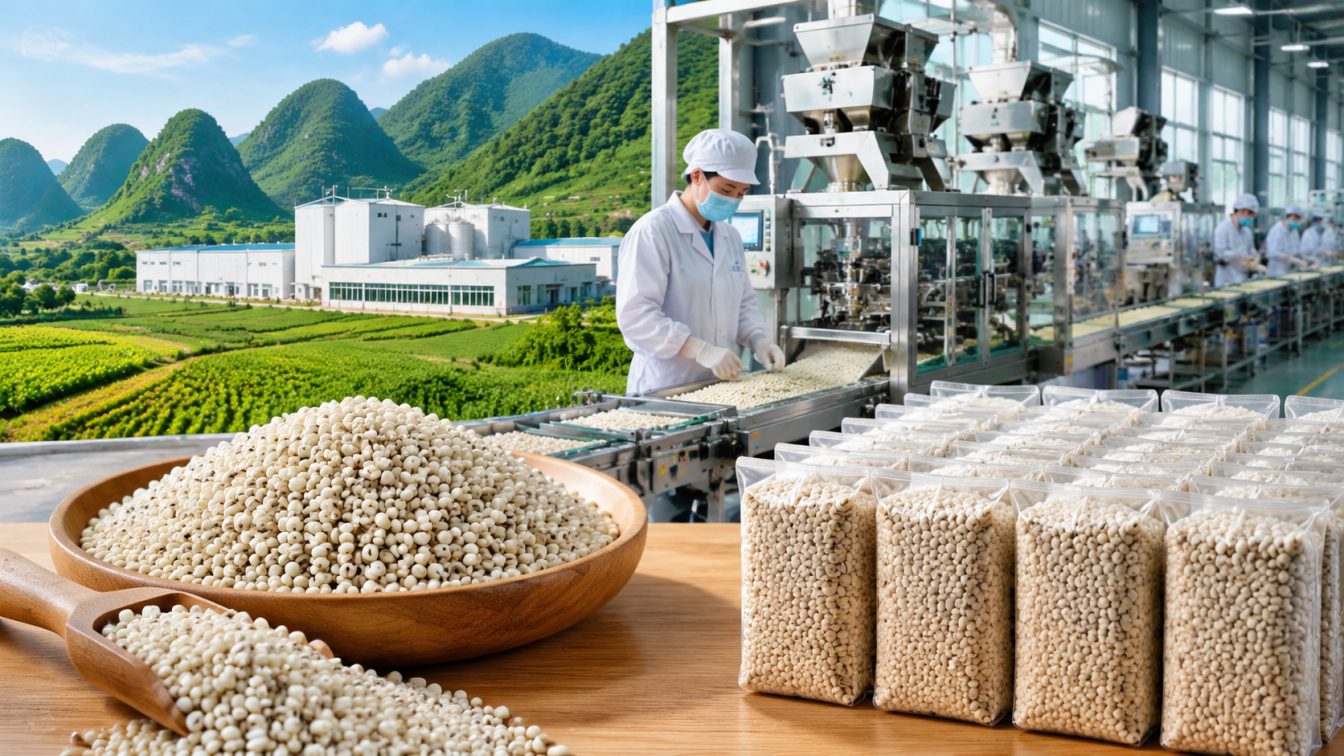 白塔区为薏仁米采购提供产地直供